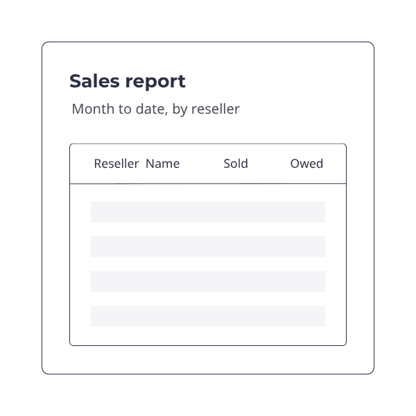 Track your sales